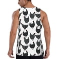 thumbnail image 3 of Haiem Retro Rooster Men Workout Tank Top Gym Bodybuilding Sleeveless Muscle T Shirts Athletic Tank Breathable Workout Shirt-Large, 3 of 9