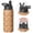Black-4, variant on Modern 18 oz Insulated Stainless Steel Water Bottle with Straw & Cleaning Brush , Leakproof, BPA-Free, 304 Stainless Steel, Wide Mouth, Travel Mug for Car, Gym, Office