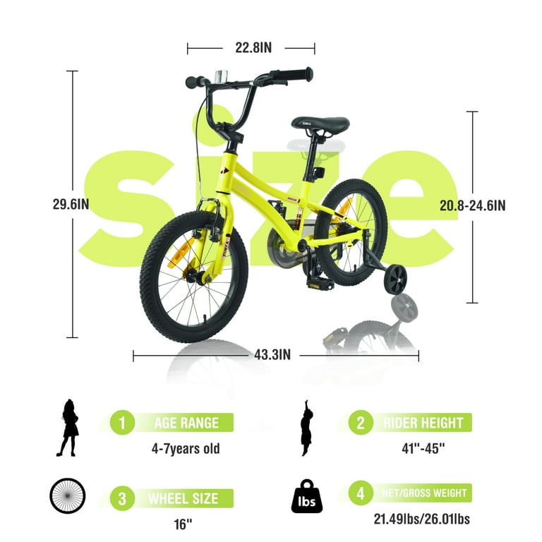 16 inch bike age group sales