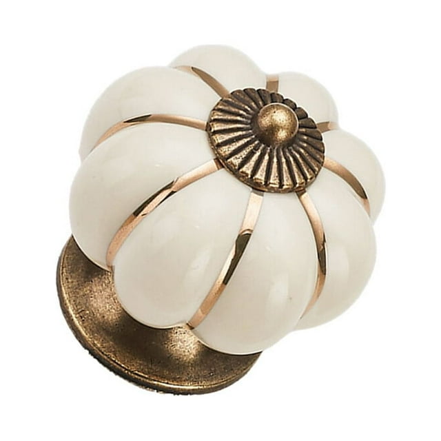 relayinert Poignées de Porte Poignée de Tirage Poignée de Porte Mobilier de Salon Quincaillerie Décoration Blanc 1ensemble