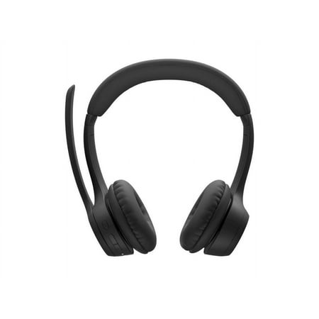 Logitech - Zone 300 Wireless Bluetooth On-ear Headset With Noise-Canceling Microphone - Black