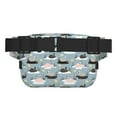 thumbnail image 3 of Fotbe Swan Princess On Lake Cangurera Cuadrada con Estampado de Doble Capa, Bolsa de Cintura Ajustable Mini para Hombres y Mujeres, 3 of 9