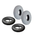 thumbnail image 1 of AlveyTech 3.00-4 (10"x3") Mobility Tire and Inner Tube Sets with Ribbed Tread (Set of 2), 1 of 4