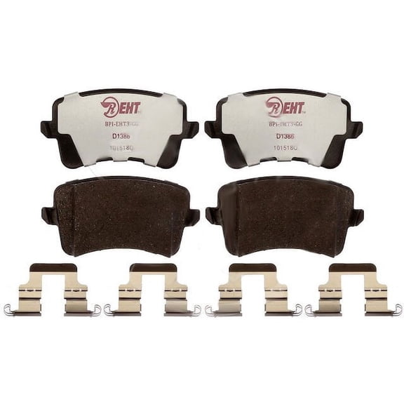 Rear Brake Pad Set - Compatible with 2009 - 2017 Audi Q5 2010 2011 2012 2013 2014 2015 2016