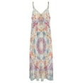 thumbnail image 4 of Kaleidoscope Mandala Colorful Floral Boho Design Sleeveless Dress Woman Fashion Long Dresses Women's Summer Suit Dress 2025, 4 of 7