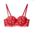 thumbnail image 4 of Jamsmile Women Push Up Bras Embroidery Lace Lift Thick Cup Supportive Full Coverage Seamless Bras Comfort Everyday Bras, 4 of 4