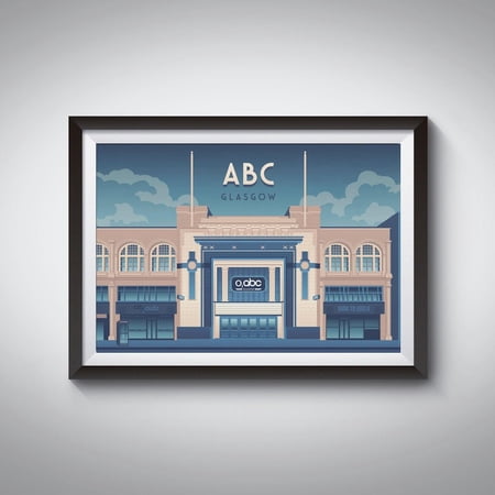 Abc Glasgow Art Print O2 Academy Scotland Sauchiehall Street Architecture Music Venue Gig Live Music Barrowlandan Mor Art