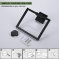 thumbnail image 5 of KOKOSIRI Bathroom Hand Towel Ring Bath Towel Holder Lavatory Wall Mount Matte Black B3004BK, 5 of 9