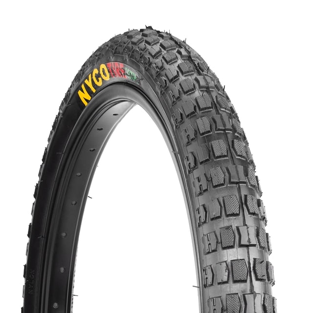 Llanta para Bicicleta Nyco R20 x2.125 MTB negra tacos Hy050