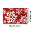 thumbnail image 2 of Christmas Bathroom Decor Bathroom Rugs Cute Bath Mat Non- White Snow Christmas Home Decorations Microfiber Absorbent Shower Rug for Bathtub, 15.75" x 23.62", 2 of 2