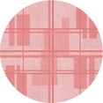 thumbnail image 1 of Ahgly Company Tapis Rond Lavable en Machine Intérieur Transitionnel Rouge, 6 Pieds Rond, 1 of 7