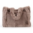 thumbnail image 1 of Plush Commute Bag Fashion Autumn Winter Top-handle Bags Portable Simple for Work, 1 of 10