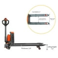 thumbnail image 3 of Tory Carrier 3300lbs Electric Lithium Battery Powered Pallet Truck Jack 48"Lx27"W Orange, 3 of 10