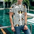 thumbnail image 6 of KLL Funny Beagle Active Dog for Men's Baseball Shirts,Short Sleeve Casual Shirts Button Down Shirt for Men Beach Summer Wedding Shirt-3X-Large, 6 of 7