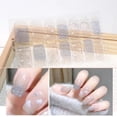 thumbnail image 1 of 1Set Nail Art Gel Nail Sticker Nail Polish Film Nude Gradient Color Full Patch Stickers Spring Summer Nail Decoration Manicure Tool, 1 of 7