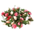 thumbnail image 3 of Duety 8.2 Pies Artificial Flowers Rosa Vid, Rosa Falsa Flores Plantas Hogar Hotel Oficina Boda Fiesta Jardín Decoración Arte Rosa, 3 of 9