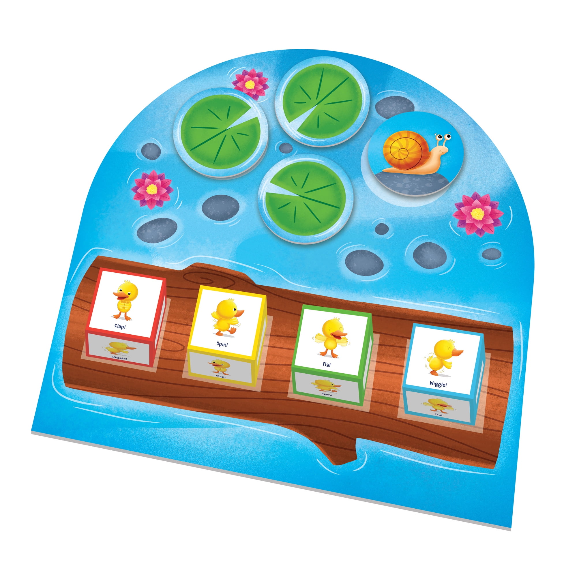 MindWare Peaceable Kingdom Games for Parents & Their 2-Year-olds: Duck Duck Dance, Toddler & Preschool Board Game of Moving Your Body & Following Directions