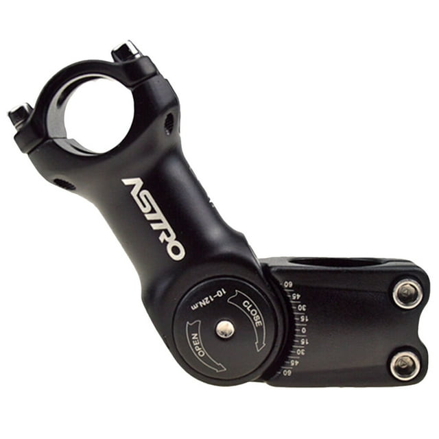 EeaseCA 1PC 31.8x90MM Mountain Cycling Handlebar Riser Adjustable Angle Bike Stem Riser Stem Extender Special Bike Accessory for Mountain Bike Use (Black)