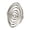 Steel Color, variant on Modern Whirl Motion Adjustable Open Rings Stainless Steel Comfortable Finger Accessory Daily Wear