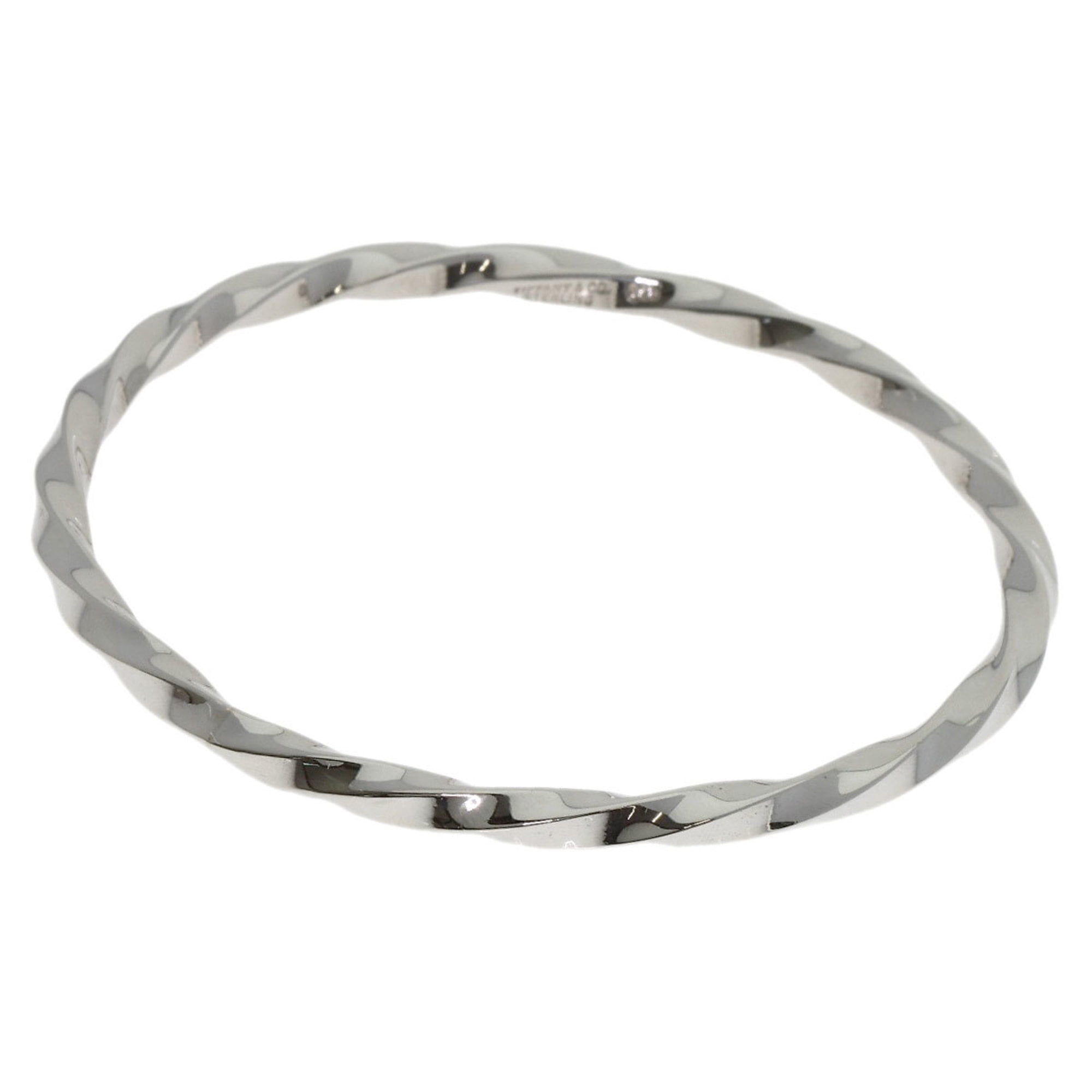 Pre-Owned Tiffany & Co. Twist Bangle Bracelet, Silver, Women's (Good)