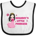 thumbnail image 3 of Inktastic Grammy's Little Princess Girls Baby Bib, 3 of 4