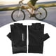 thumbnail image 3 of Guantes de seda de hielo con protección solar, guantes de medio dedo para mujer para deportes al aire libre toda la mitad de negro, 3 of 9