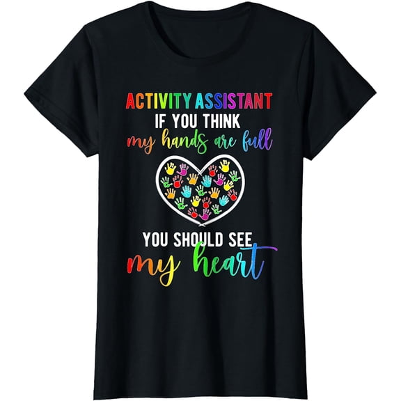 Activity Assistant Heart Activity Professional Week T-Shirt