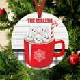 thumbnail image 1 of XWSHYW Adornos Colgantes 2024 Regalos Navideños Colgantes para Familiares y Compañeros Decoración Redonda para Árbol de Navidad, 1 of 6