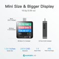 thumbnail image 3 of Comprobador de carga rápida USB-C ChargerLab Power-Z KM003C PD3.2, 3 of 7