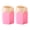 Pink, variant on OIUR 2 Pcs Pencil Head Shape Pen Holder Desktop Pen Storage Box Multi-functional Makeup Brush Organizer for Classroom Home Office Supplies