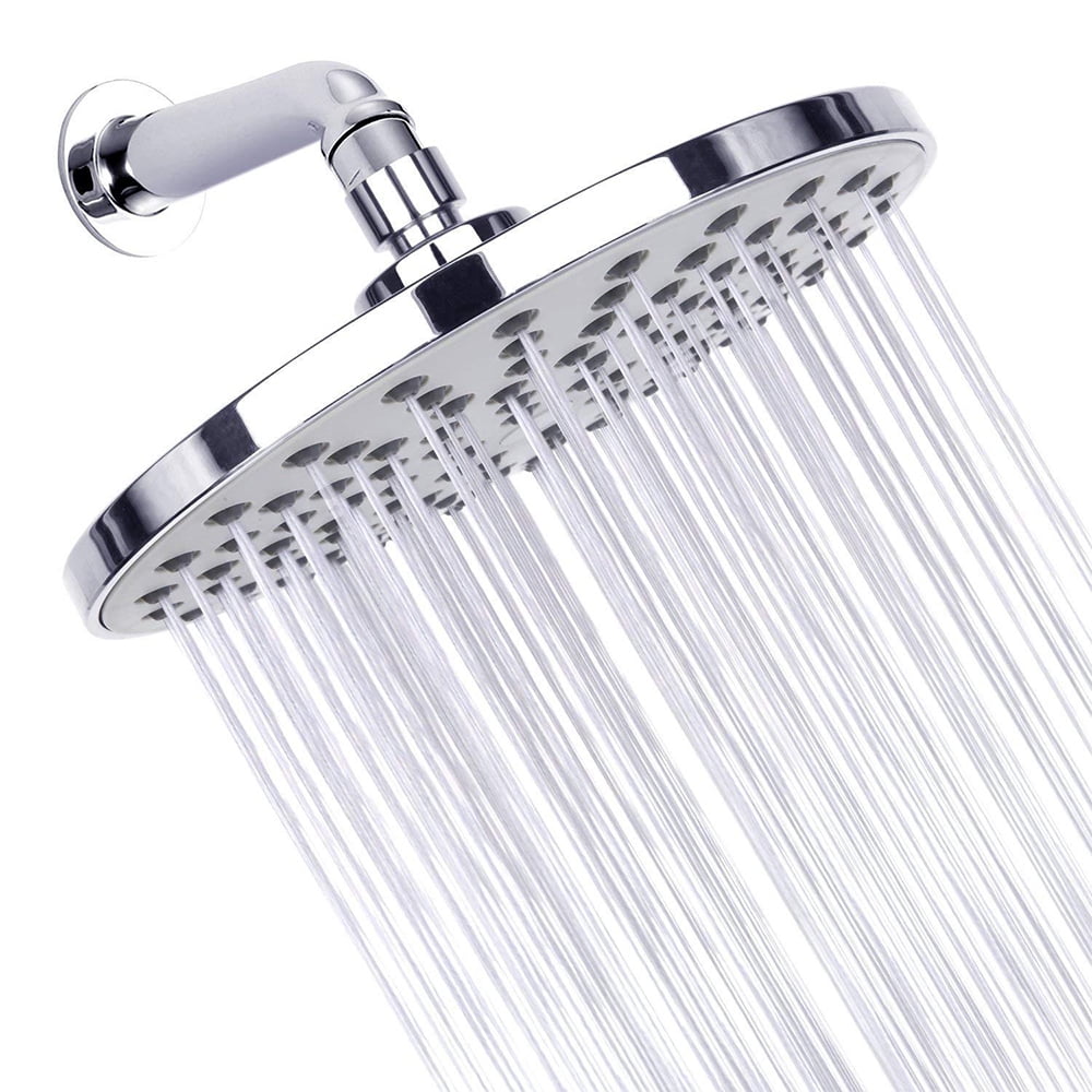 Bathroom Rainfall Round Shower Heads Shape 8-inch Rain Shower Showerhead 