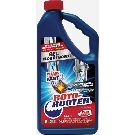 Roto Rooter Gel Clog Remover 32 oz (Pack of 2)