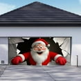 thumbnail image 5 of Iumwxz Garage Door Christmas Decoration Cover with Santa Claus Design for Indoor and Outdoor Holiday Decor Reusable and Easy to Install Fits Standard Garage Doors, 5 of 5
