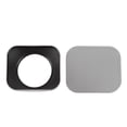 thumbnail image 2 of Camera Lens Hood, Square Metal Anti Glare Hood w Flash Compatibility, Aluminum Alloy Scratch Protection Precise Fit, 2 of 7