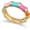colorful, variant on Gold Chunky Bangles for Women Colorful Jade Bangle Bracelet Bamboo Style Statement Bracelets Stackable Fashion Jewelry Gift for Women[b27999]