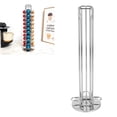 thumbnail image 3 of Owl Coffee Pod Holder Coffee  Holder Farmhouse Coffee  Stand Coffee Platform  Capacity Finishing Rack Storage Degree Rotating Carousel, 3 of 8