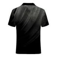 thumbnail image 4 of Rrunsv Plaid Polo Shirts for Men Polo Shirt Short Sleeve Quick Dry Performance Golf Shirt Regular Fit T-Shirt Black,S, 4 of 5