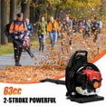 thumbnail image 4 of Backpack Leaf Blower Gas Powered, 63.3 CC 2-Stroke Engine Gas Leaf Blower Backpack, Lightweight Powerful Gas Blower, 700 CFM Air Cooling Gasoline Garden & Snow Blower for All-Season Lawn Yard, 4 of 5