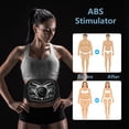thumbnail image 5 of ABS Muscle Stimulator,Ab Machine,Abdominal Toning Belt Workout Portable Ab Stimulator Home Office Fitness Workout Equipment for Abdomen, 5 of 8