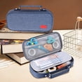 thumbnail image 1 of Ohmyroo Large Capacity Canvas Pen Case Multi Layer Portable Stationery Organizer For Office Professionals, 1 of 5