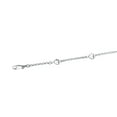 thumbnail image 5 of JewelStop 14K White Gold Polished Finish Heart Station Anklet with Lobster Clasp - 10", 5 of 6