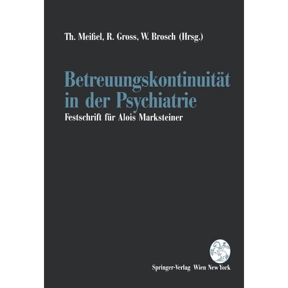 Betreuungskontinuität in Der Psychiatrie, (Paperback)