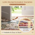 thumbnail image 6 of EnHomee 8x10 Area Rugs for Living Room Bedroom Vintage Indoor Carpet Rugs Machine Washable Area Rug,Red and Green, 6 of 9