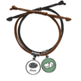 thumbnail image 1 of Abstracto Arte Botanica plantas patron Pulsera Cuerda Mano Cadena Cuero Dinero Pulsera Unbranded M, 1 of 2