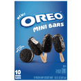 thumbnail image 3 of Oreo Frozen Dairy Mini Dessert Bars 18.5 fl oz 10 Count, Cardboard Box Frozen, 3 of 8