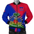 thumbnail image 4 of Nuevas chaquetas de bombardero con estampado 3D de la bandera nacional de Haití, estilo retro, para hombre y mujer, ropa de calle de manga larga, chaqueta de vuelo de gran tamaño, ropa femenina, 4 of 4