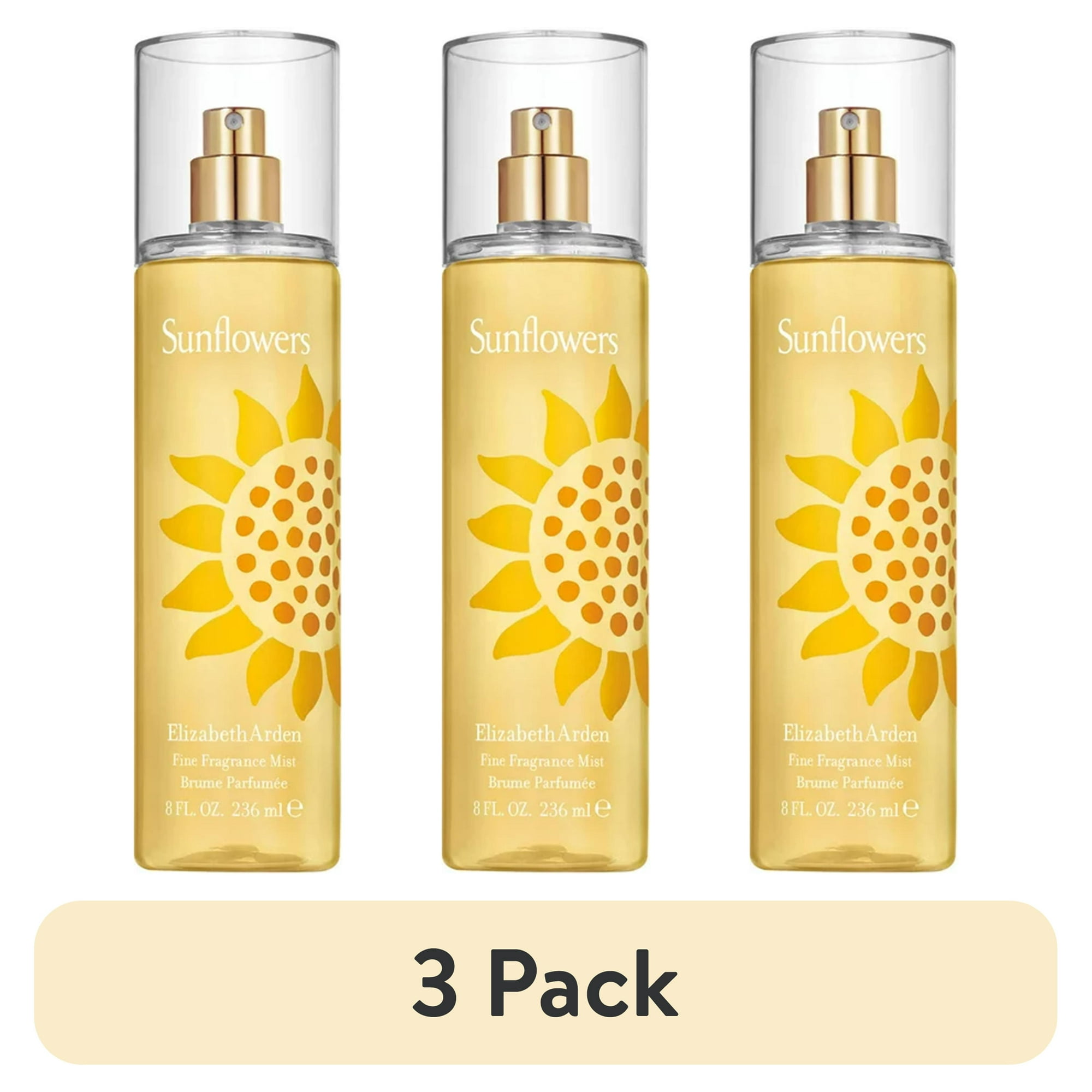 (3 pack) (3 pack) Elizabeth Arden Sunflowers Fine Fragrance Mist  Perfume For Women  8 Oz