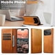 thumbnail image 4 of SUTENI For iPhone 17 Pro Max Case PU Leather Wallet Stand Magnetic Closing Phone Cover -, 4 of 5