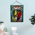 thumbnail image 4 of Arte colgante de pared ornamentos decoración de pared valla de jardín decoración de la habitación para hogar para pájaros 2 pájaro G, 4 of 9