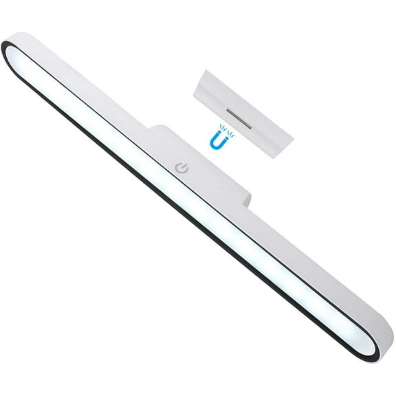 Under Cabinet Lights , Wall Read Light, Rechargeable 28 LED Closet Lights with Adjustable Angle, Stepless Dimming and 3 Color Modes, Under Counter Lights for Kitchen